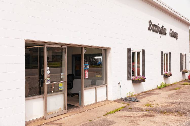 Bennington Garage, owned by Joe MacGregor for 40 years, is now under the ownership of Wade and Nicole Wallace. 