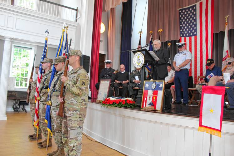 As part of Jaffrey's 250th celebrations, the town held a Salute to Veterans in June.